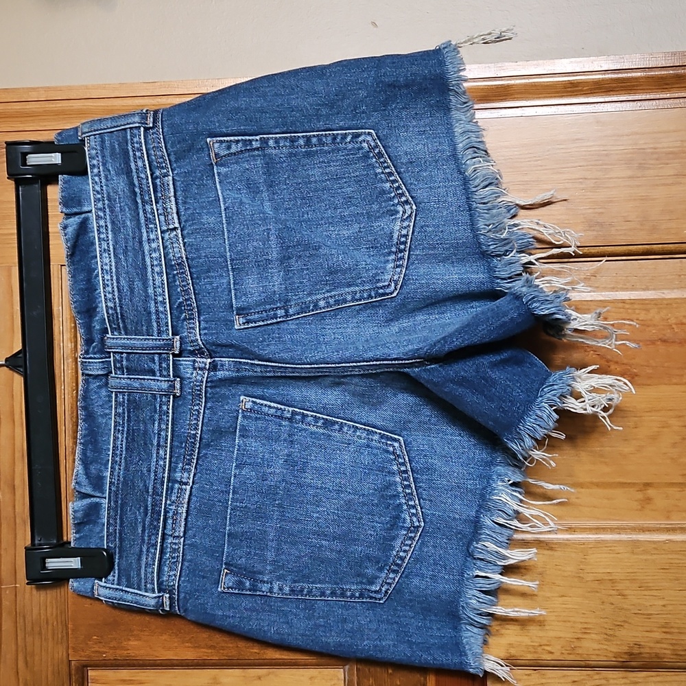 NWT Free People See You Sometime Cut Off Belted Denim Shorts - Picture 4 of 9